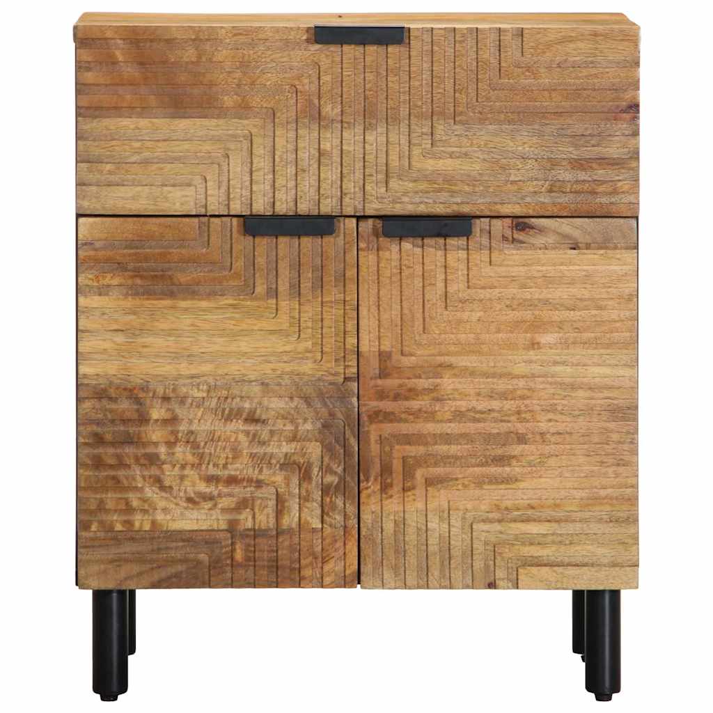 vidaXL Szafka nocna Brązowa 50x33x60 cm Drewno lite Mango
