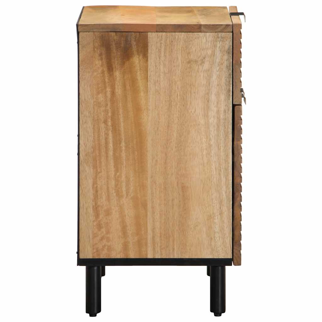 vidaXL Szafka nocna Brązowa 50x33x60 cm Drewno lite Mango