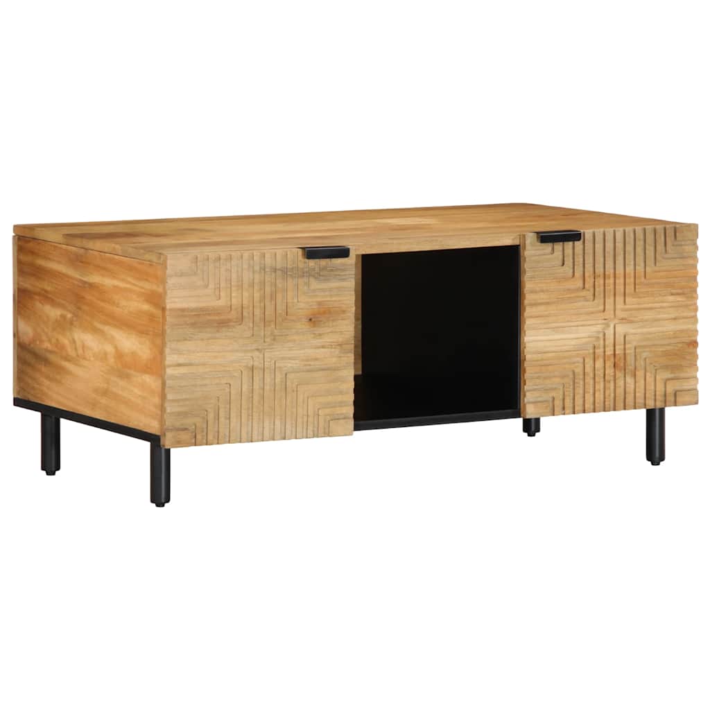 vidaXL Stolik kawowy Brązowy 100x54x40 cm Drewno lite Mango