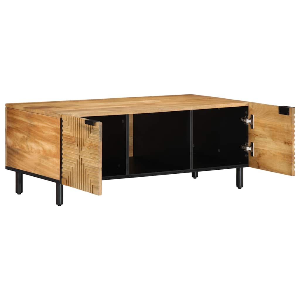 vidaXL Stolik kawowy Brązowy 100x54x40 cm Drewno lite Mango