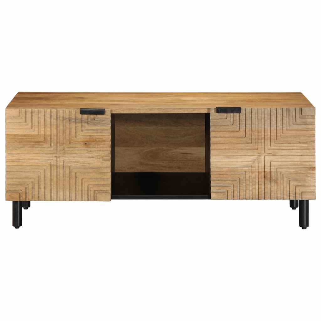 vidaXL Stolik kawowy Brązowy 100x54x40 cm Drewno lite Mango