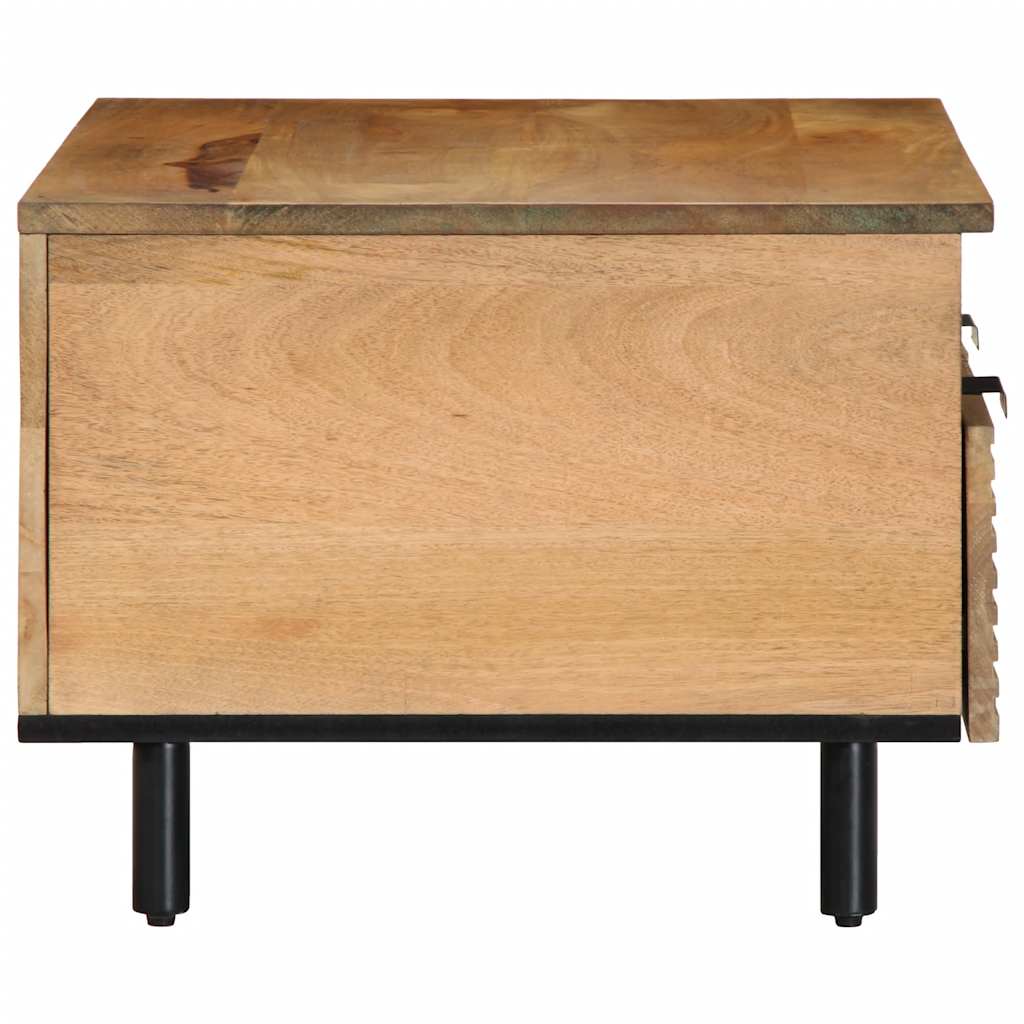 vidaXL Stolik kawowy Brązowy 80x54x40 cm Drewno lite Mango