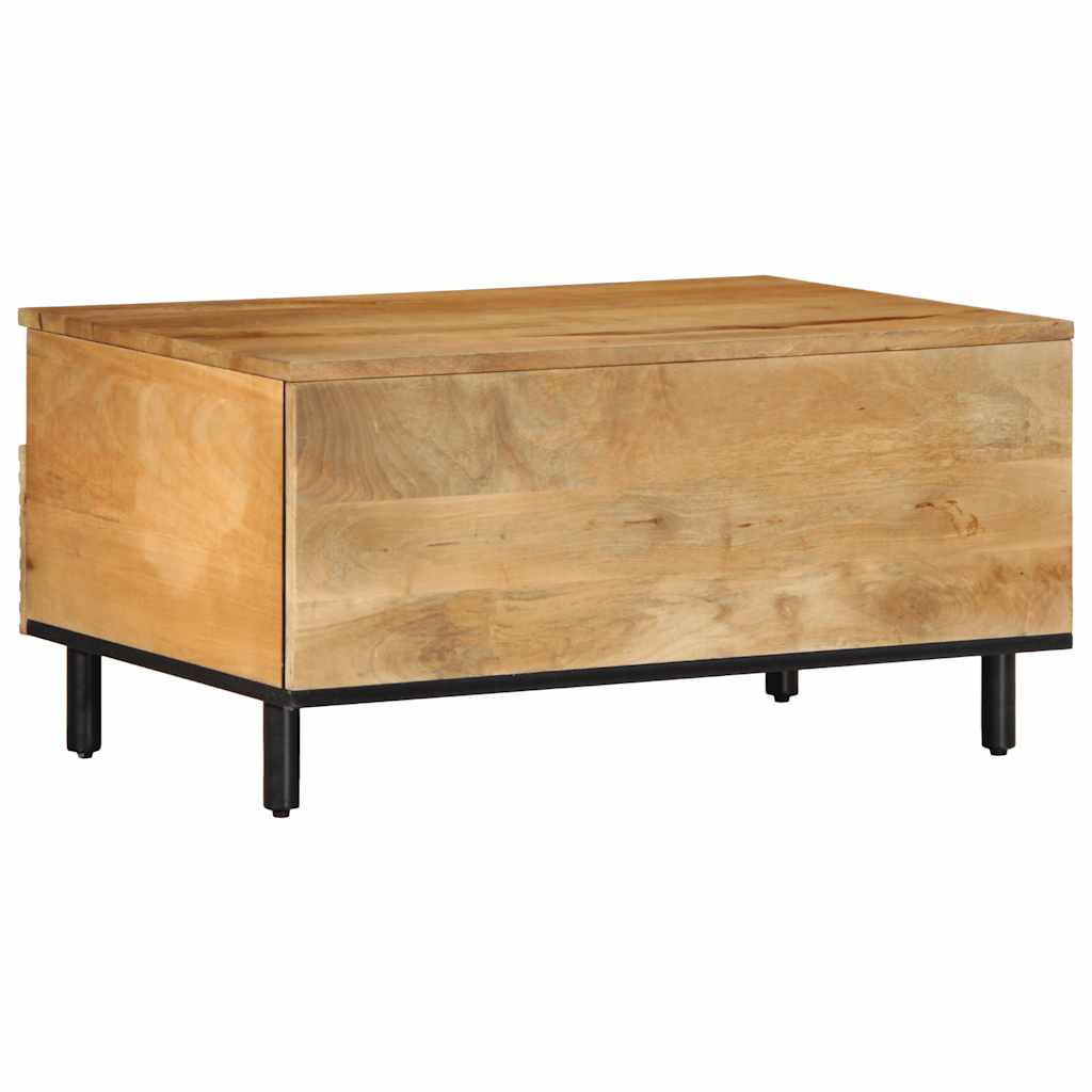 vidaXL Stolik kawowy Brązowy 80x54x40 cm Drewno lite Mango