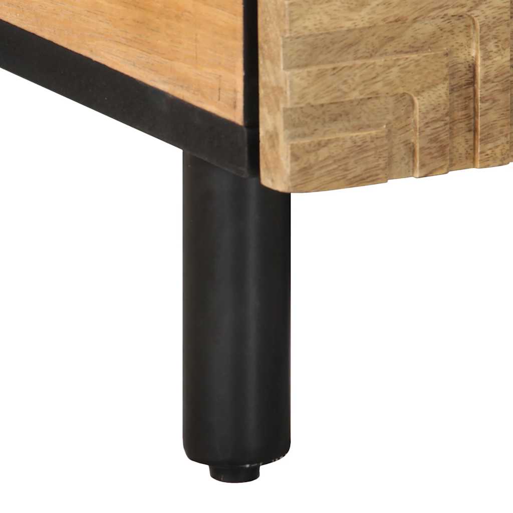 vidaXL Stolik kawowy Brązowy 80x54x40 cm Drewno lite Mango