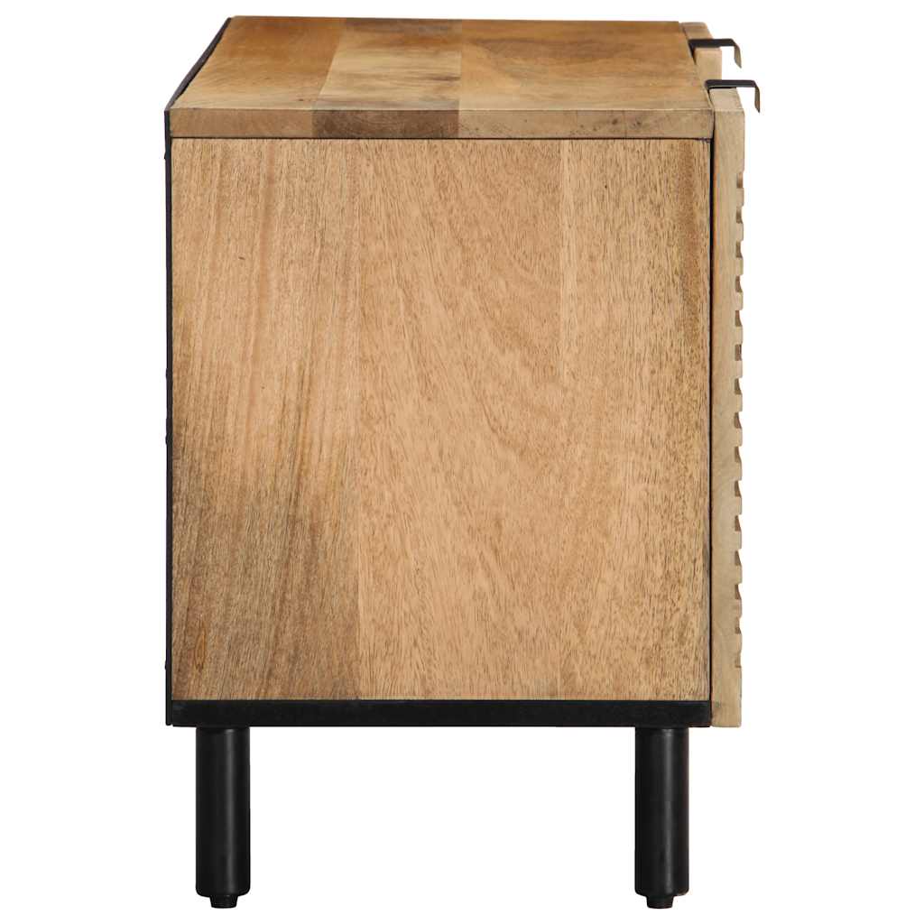 vidaXL Szafka RTV Brązowa 105x33x46 cm Drewno lite Mango