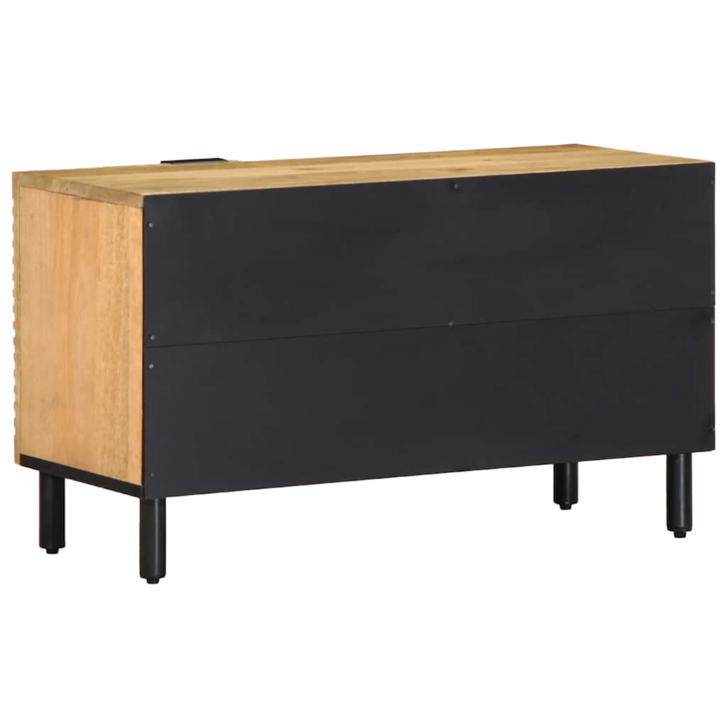 vidaXL Szafka RTV Brązowa 80x31,5x46 cm Drewno lite Mango