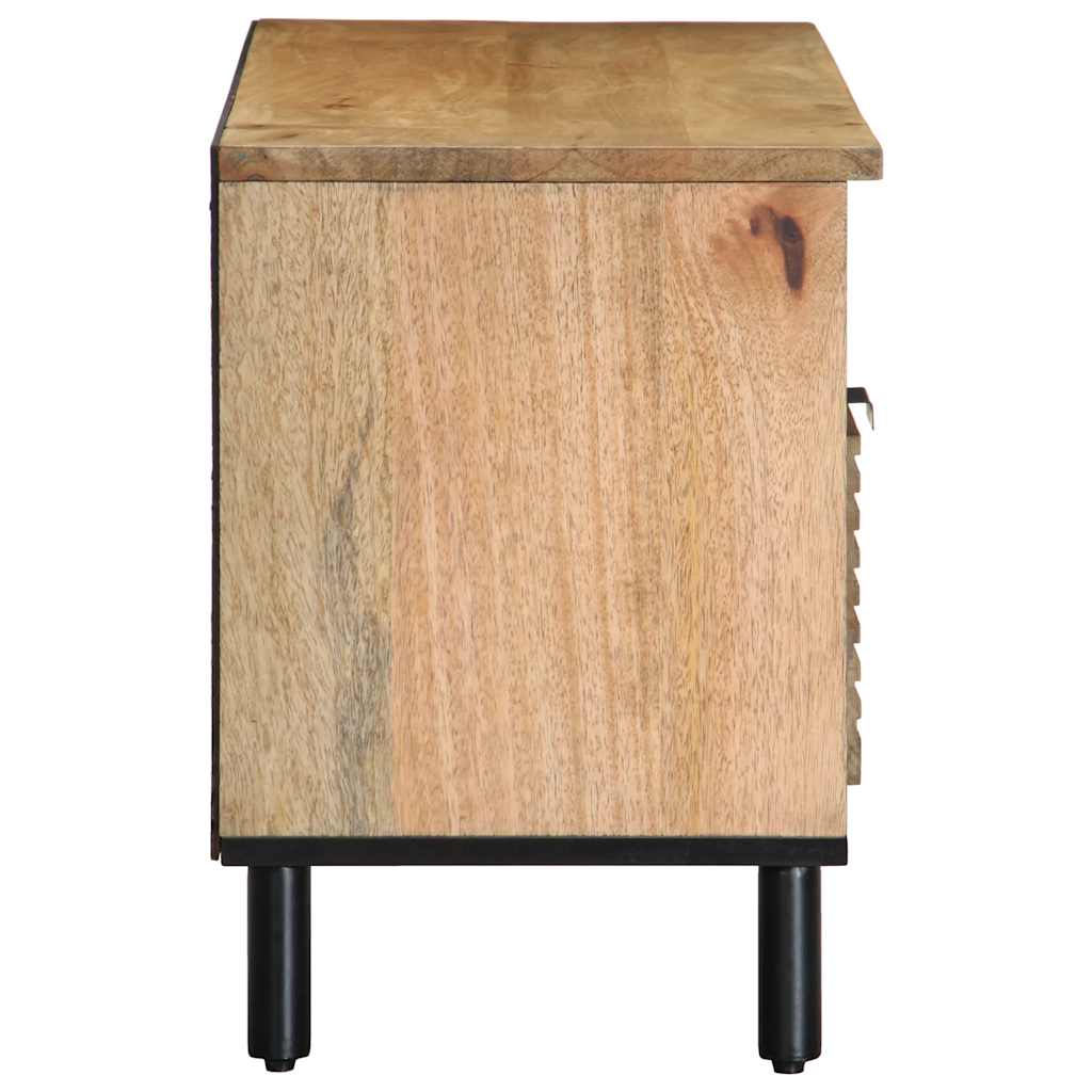 vidaXL Szafka RTV Brązowa 100x33x46 cm Drewno lite Mango