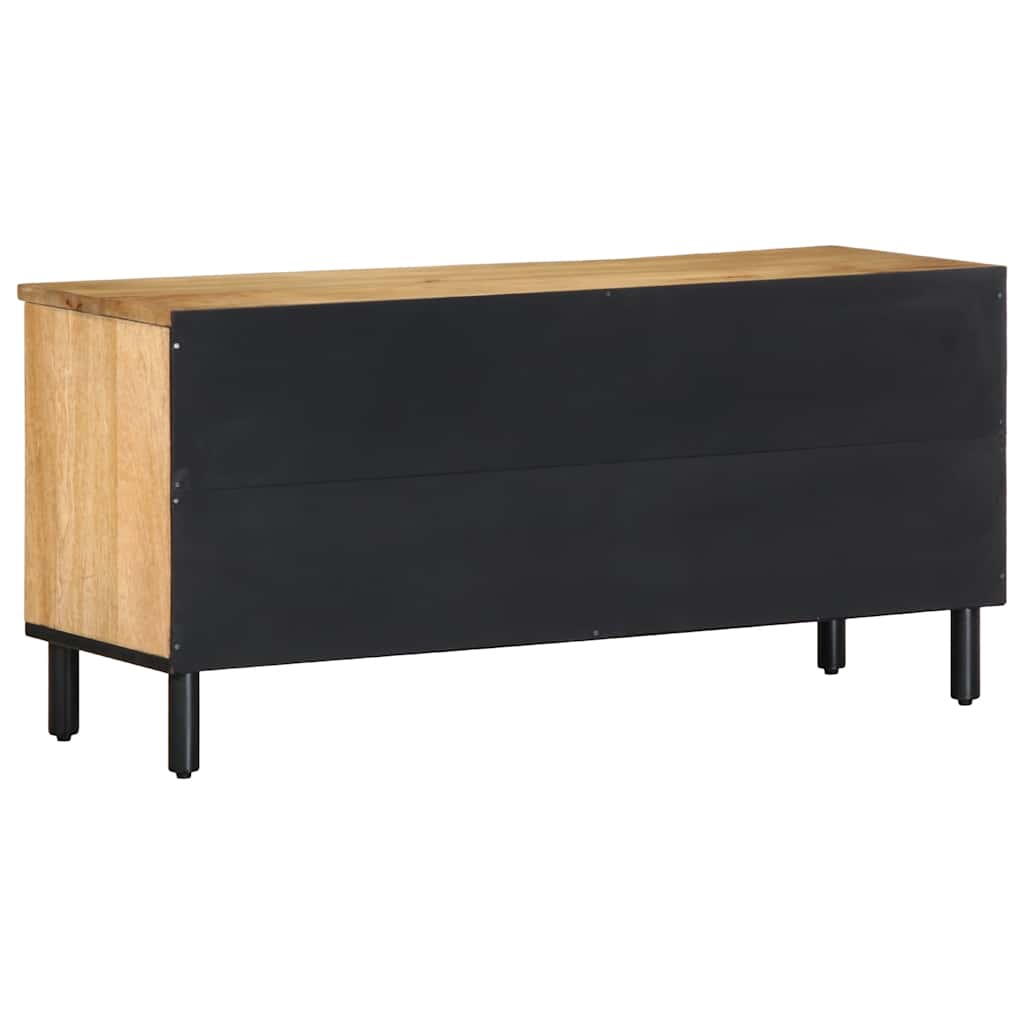 vidaXL Szafka RTV Brązowa 100x33x46 cm Drewno lite Mango