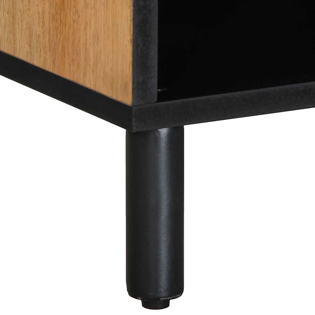 vidaXL Szafka RTV Brązowa 100x33x46 cm Drewno lite Mango