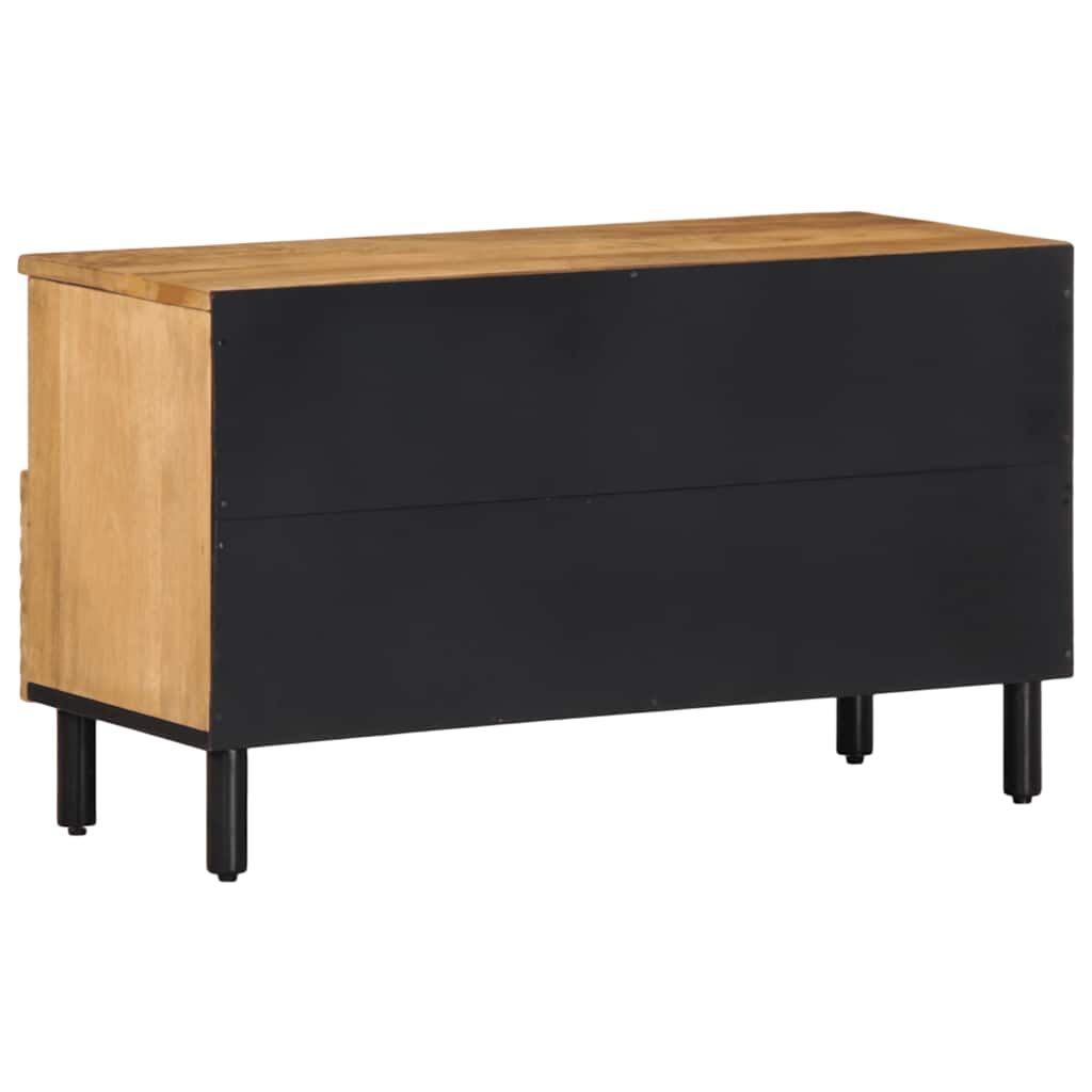 vidaXL Szafka RTV Brązowa 80x33x46 cm Drewno lite Mango