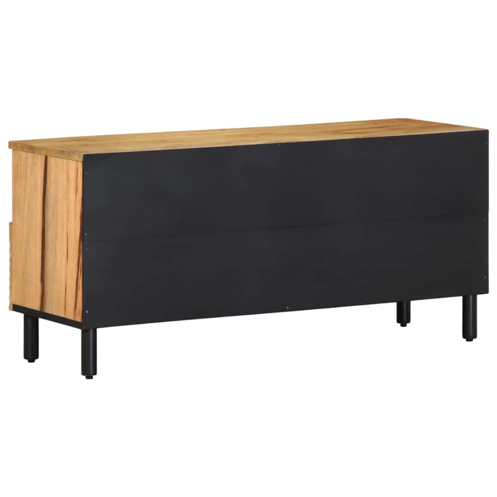 vidaXL Szafka RTV Brązowa 100x33x46 cm Drewno lite Mango