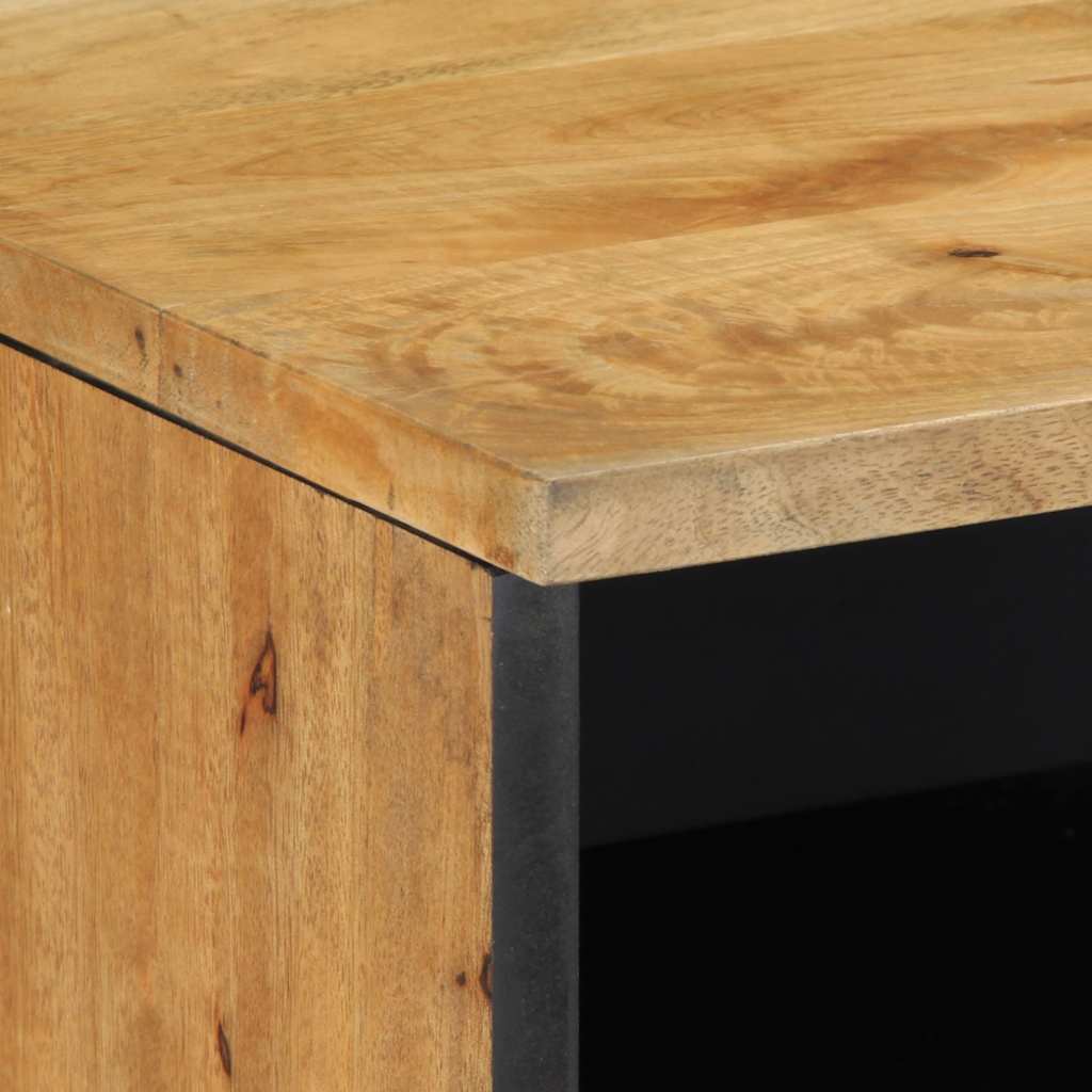 vidaXL Szafka RTV Brązowa 100x33x46 cm Drewno lite Mango