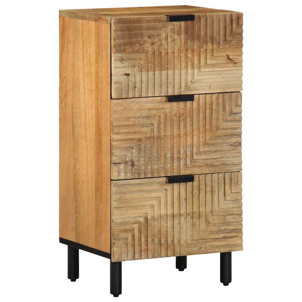 vidaXL Komoda Brązowa 40x33x75 cm Drewno lite Mango