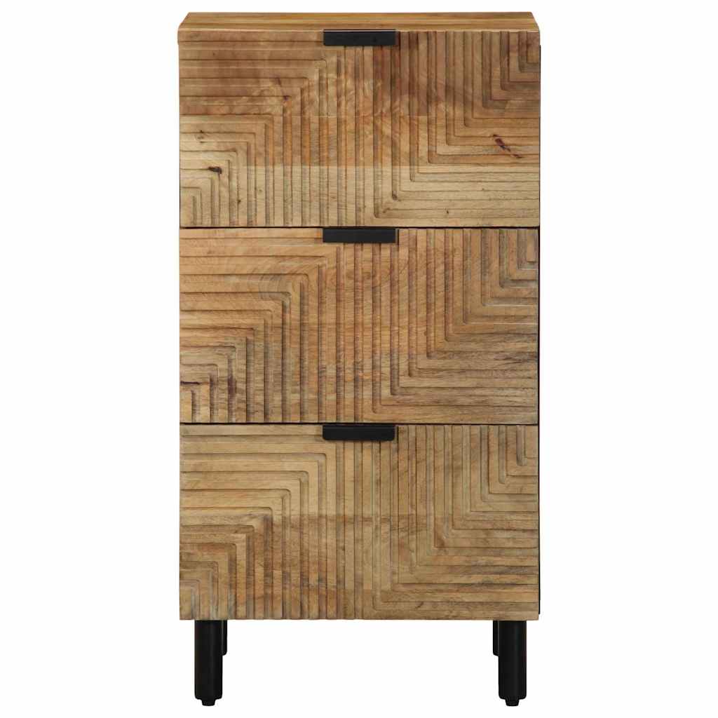 vidaXL Komoda Brązowa 40x33x75 cm Drewno lite Mango