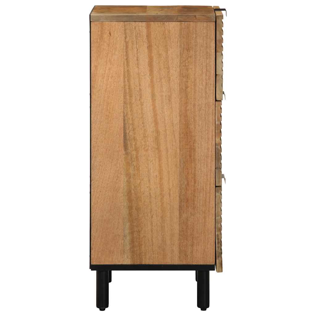 vidaXL Komoda Brązowa 40x33x75 cm Drewno lite Mango