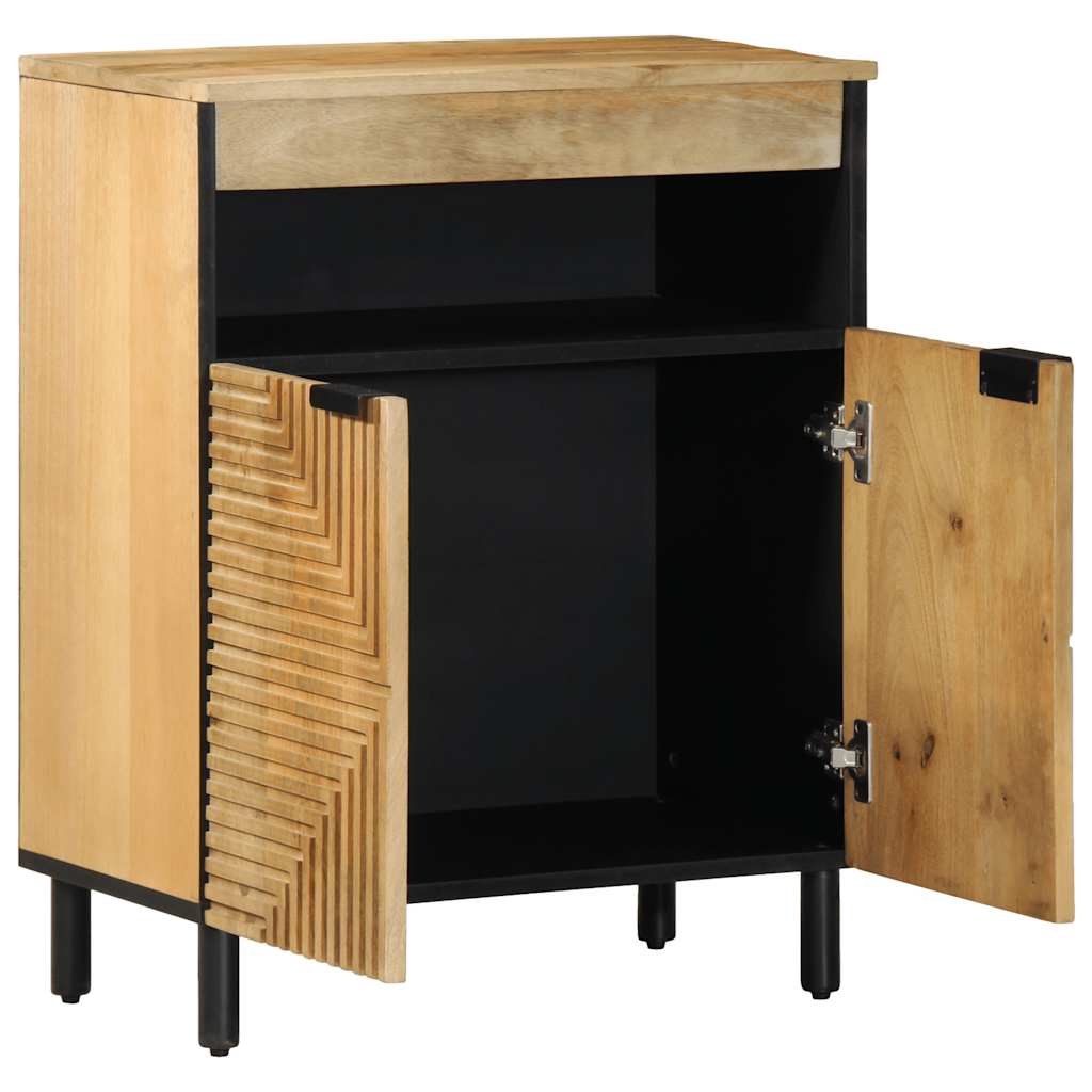 vidaXL Komoda Brązowa 60x33x75 cm Drewno lite Mango