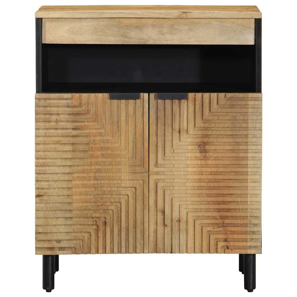 vidaXL Komoda Brązowa 60x33x75 cm Drewno lite Mango
