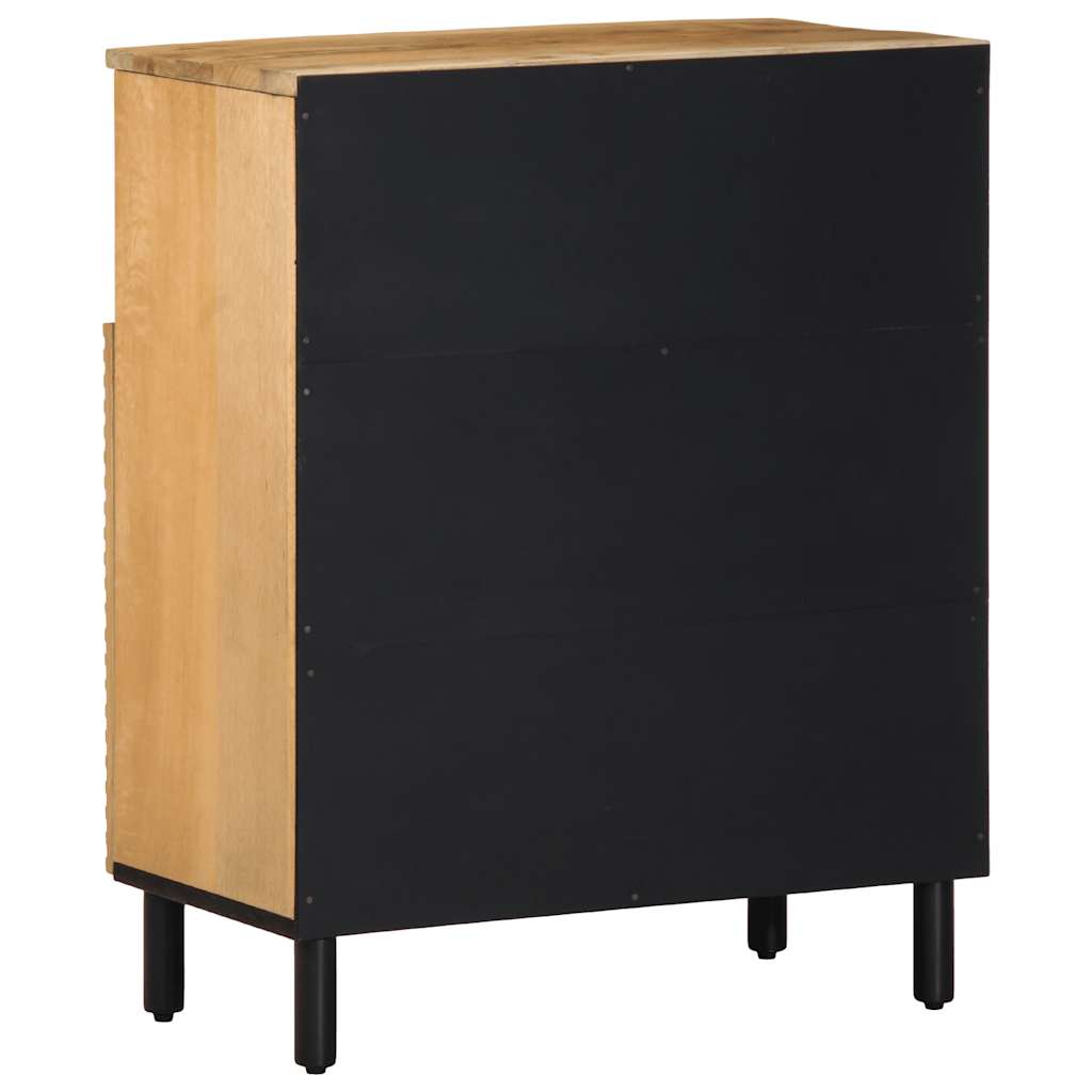 vidaXL Komoda Brązowa 60x33x75 cm Drewno lite Mango