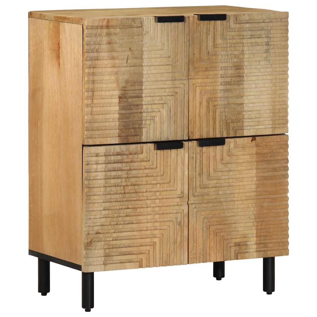 vidaXL Komoda Brązowa 60x33x75 cm Drewno lite Mango