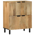 vidaXL Komoda Brązowa 60x33x75 cm Drewno lite Mango