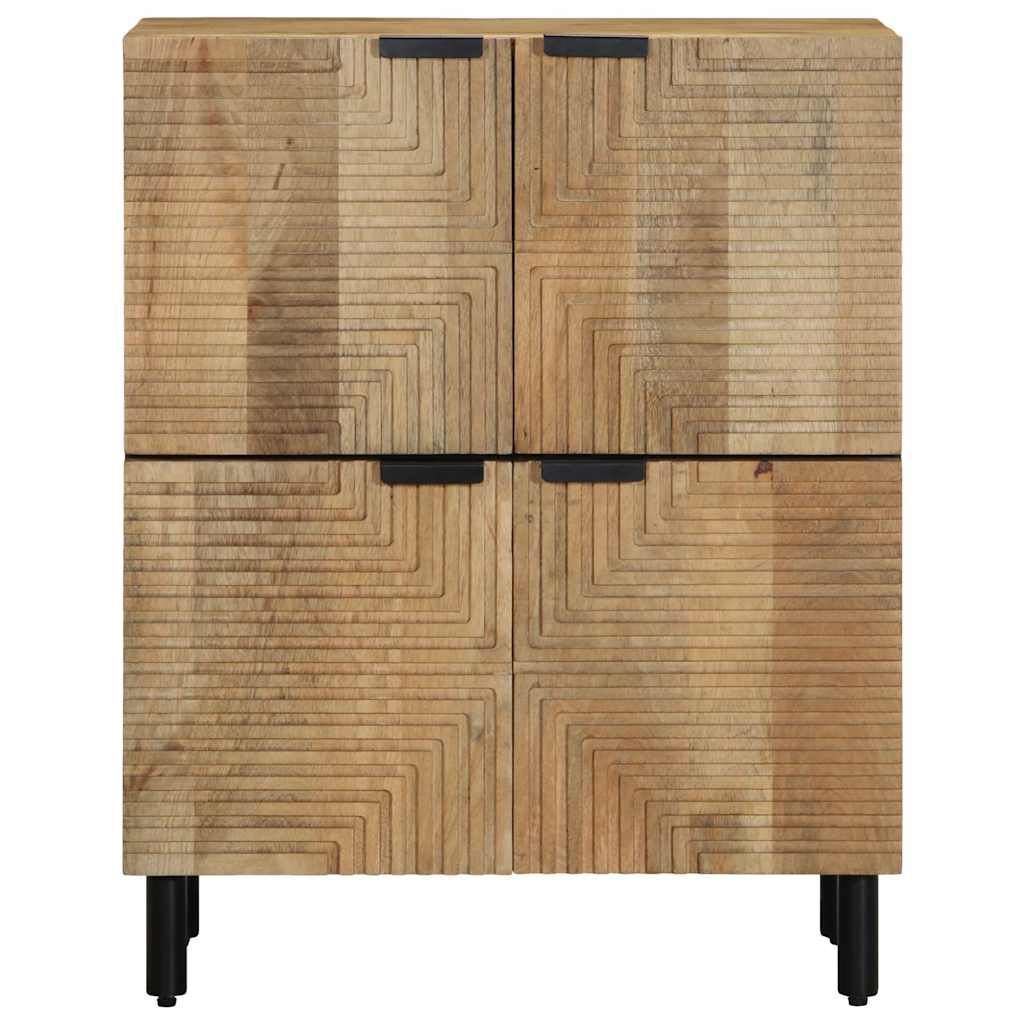 vidaXL Komoda Brązowa 60x33x75 cm Drewno lite Mango