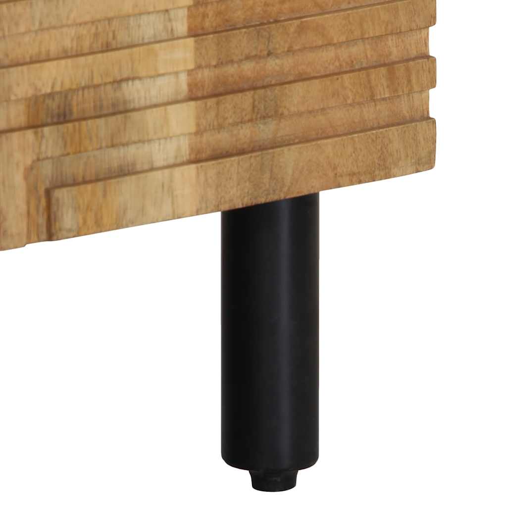 vidaXL Komoda Brązowa 60x33x75 cm Drewno lite Mango