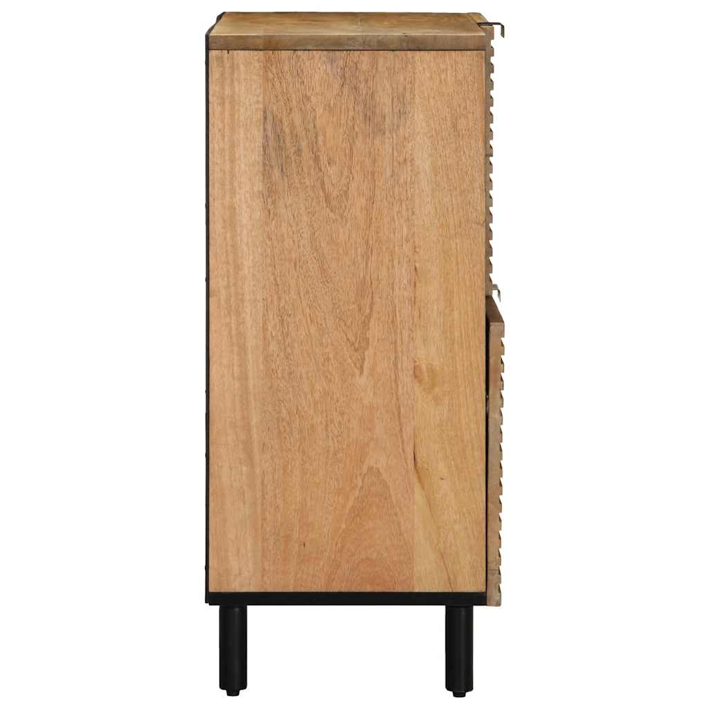 vidaXL Komoda Brązowa 80x33x75 cm Drewno lite Mango