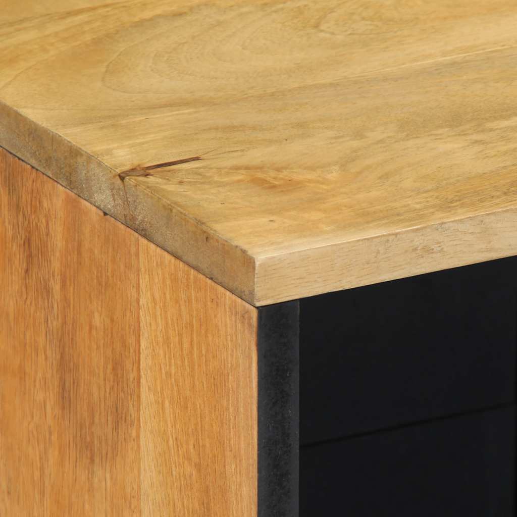 vidaXL Komoda Brązowa 80x33x75 cm Drewno lite Mango