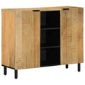 vidaXL Komoda Brązowa 90x33x75 cm Drewno lite Mango