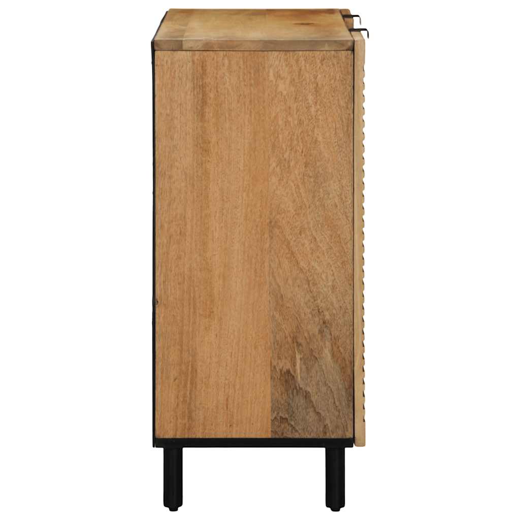 vidaXL Komoda Brązowa 90x33x75 cm Drewno lite Mango