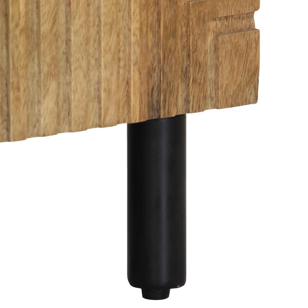 vidaXL Komoda Brązowa 90x33x75 cm Drewno lite Mango
