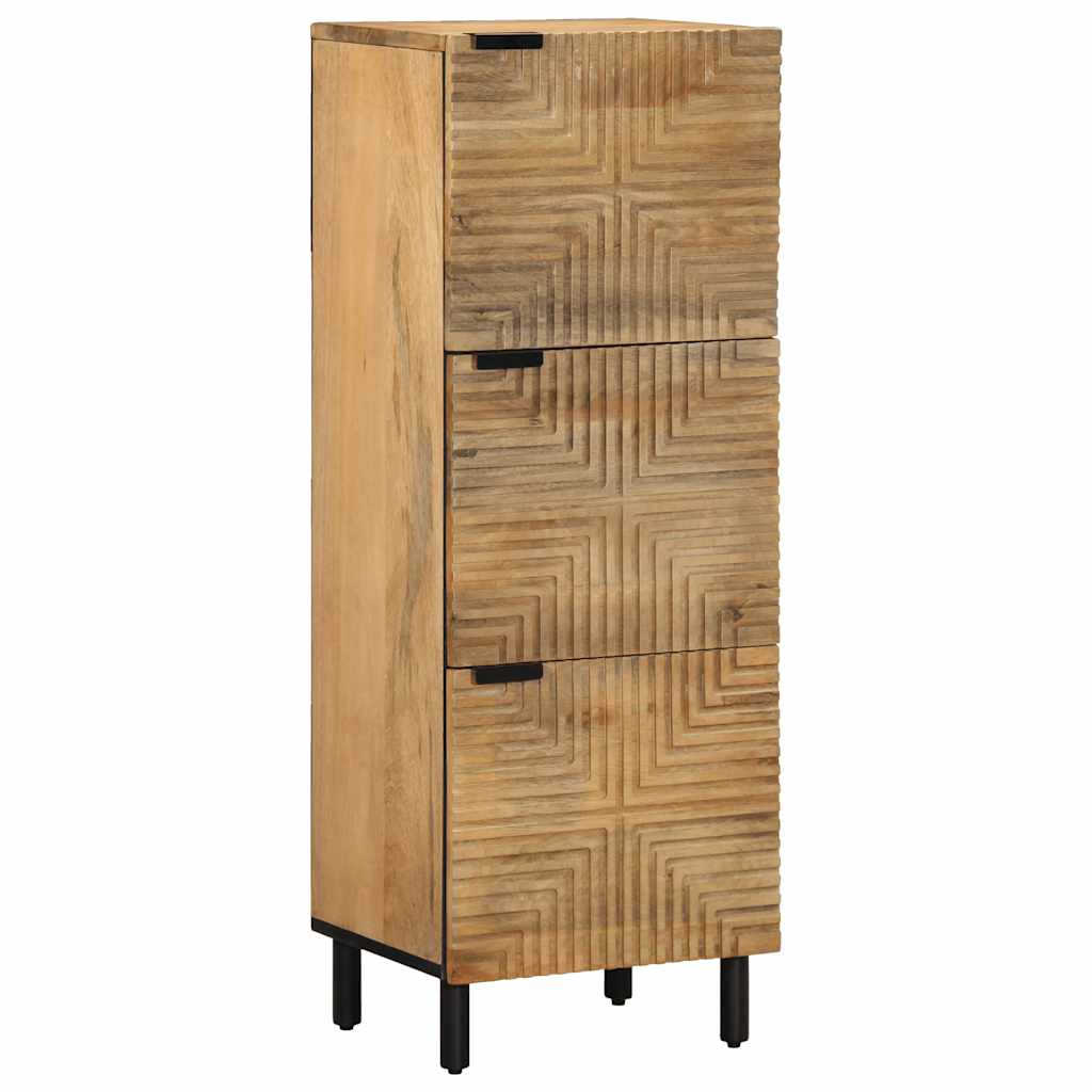 vidaXL Komoda wysoka Brązowa 40x33x110 cm Drewno lite Mango