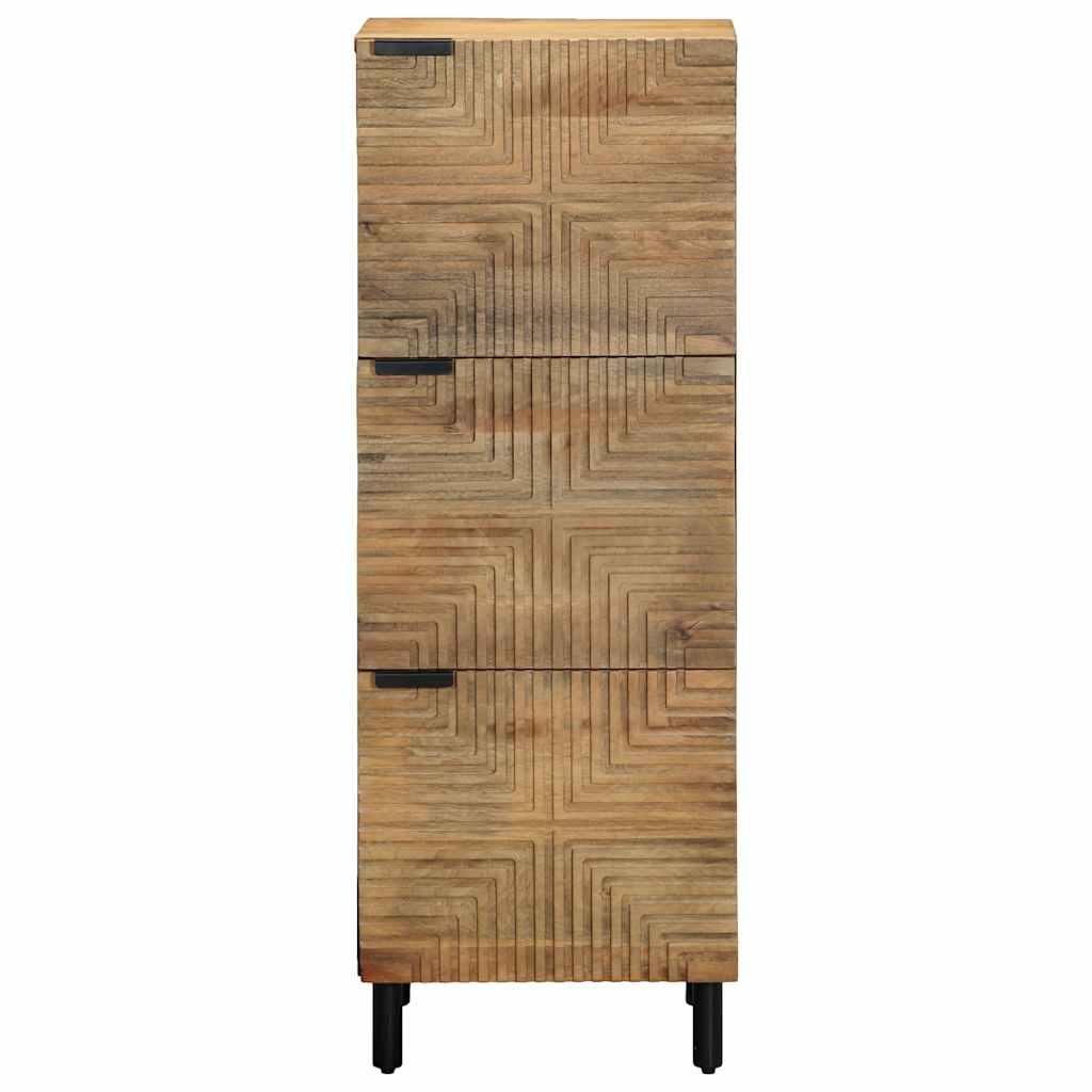 vidaXL Komoda wysoka Brązowa 40x33x110 cm Drewno lite Mango