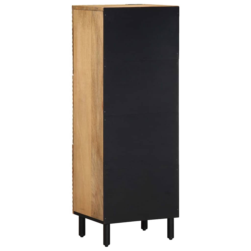 vidaXL Komoda wysoka Brązowa 40x33x110 cm Drewno lite Mango