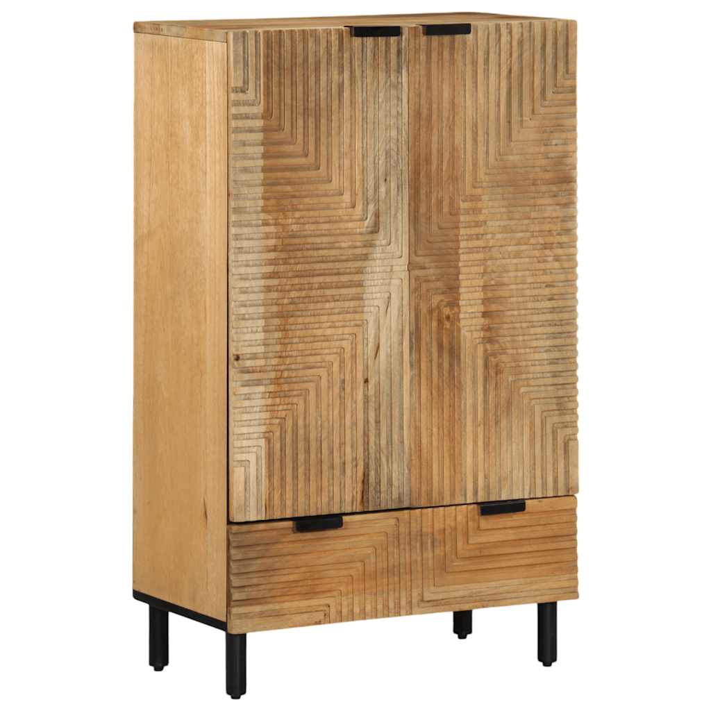 vidaXL Komoda wysoka Brązowa 60x33x100 cm Drewno lite Mango