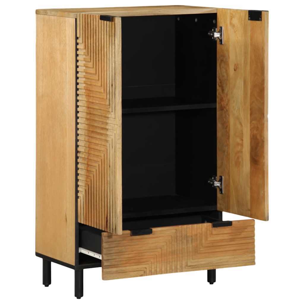 vidaXL Komoda wysoka Brązowa 60x33x100 cm Drewno lite Mango