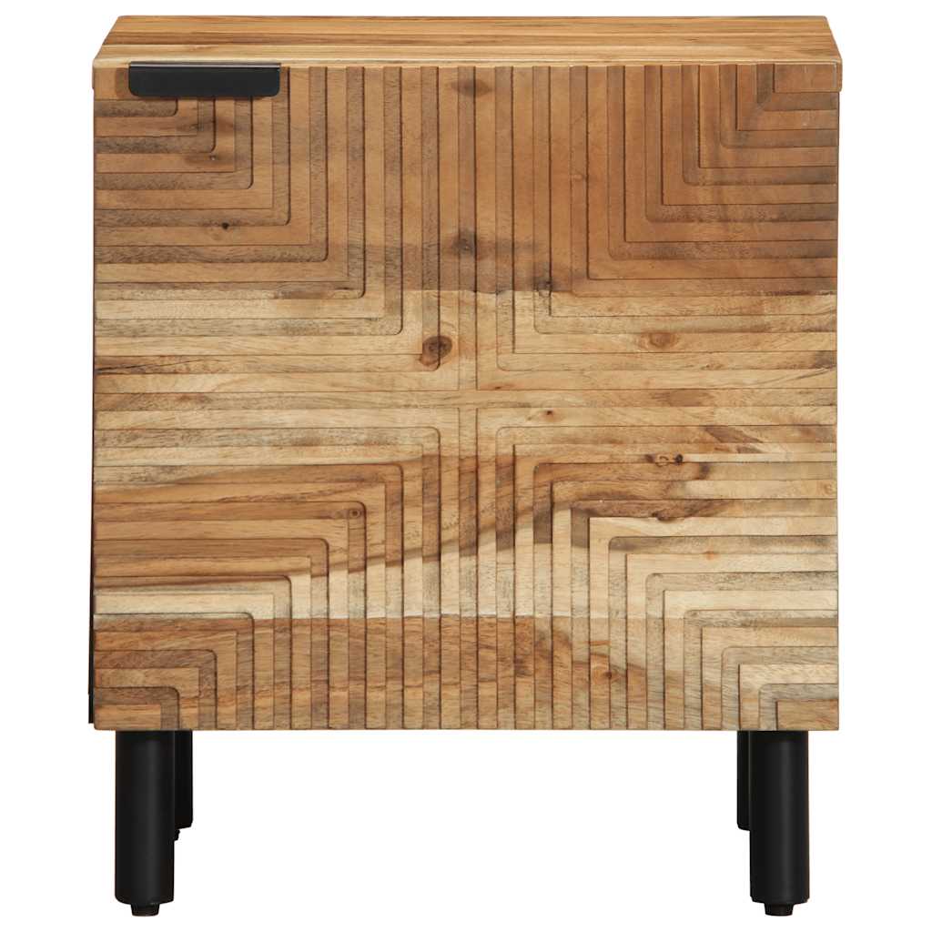 vidaXL Szafka nocna, 40x33x46 cm, lite drewno akacjowe