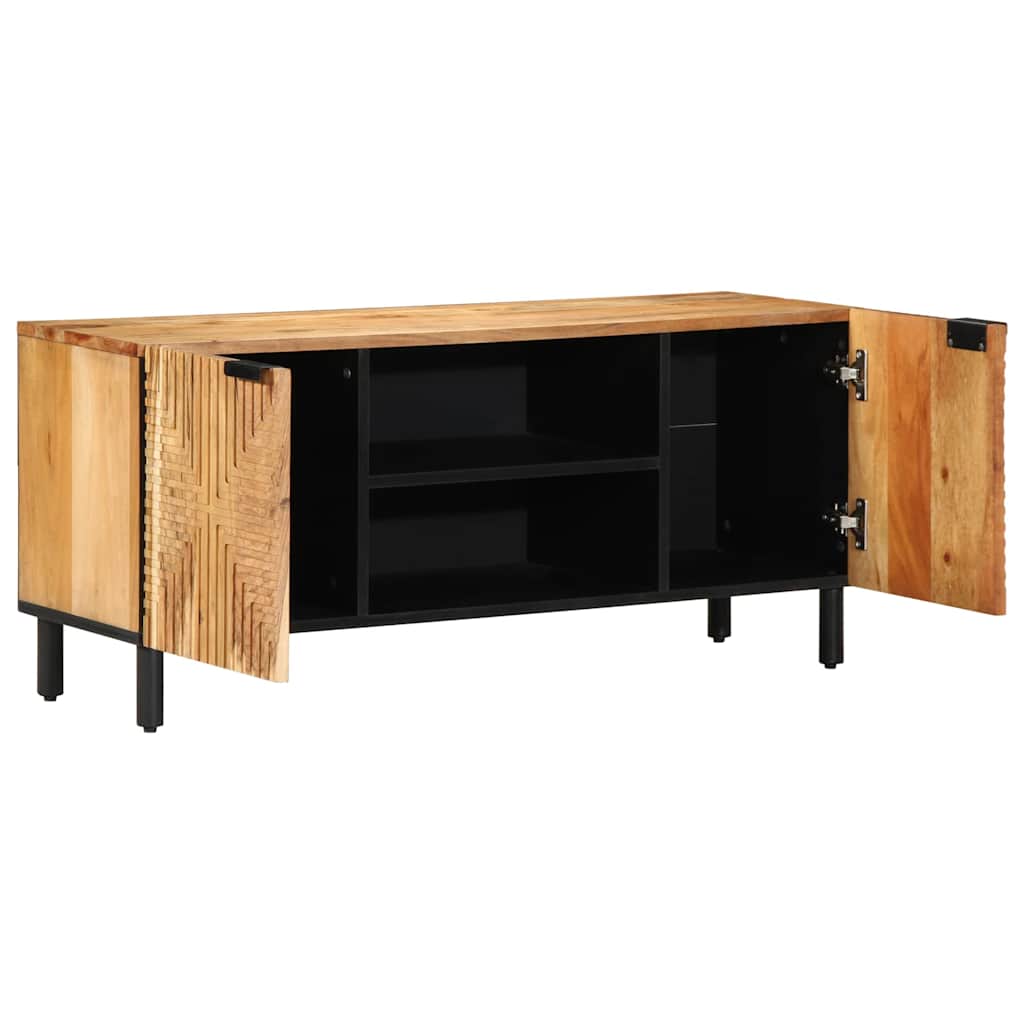 vidaXL Szafka pod telewizor, 105x33x46 cm, lite drewno akacjowe