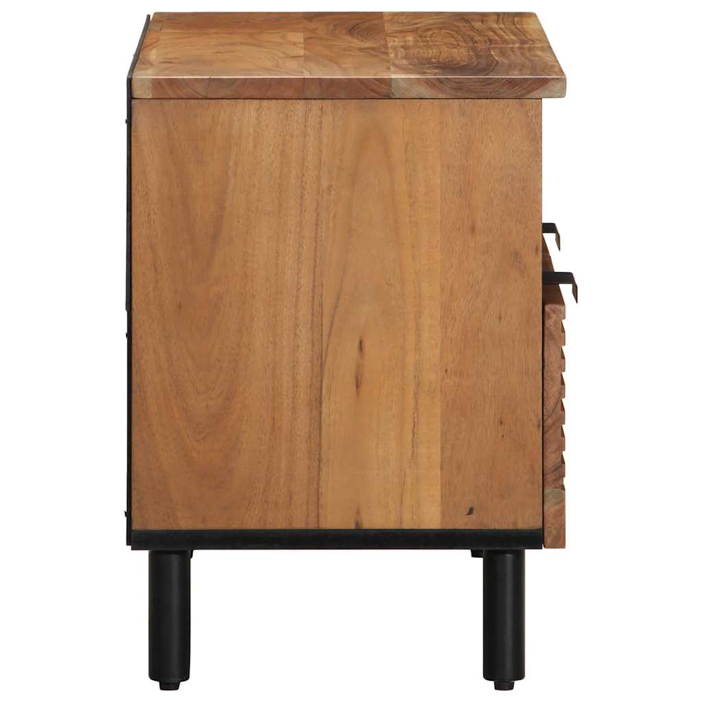 vidaXL Szafka pod telewizor, 70x33x46 cm, lite drewno akacjowe