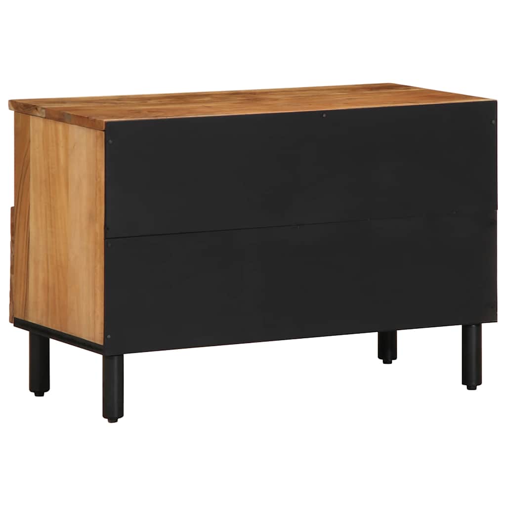 vidaXL Szafka pod telewizor, 70x33x46 cm, lite drewno akacjowe