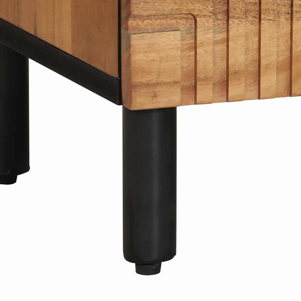 vidaXL Szafka pod telewizor, 70x33x46 cm, lite drewno akacjowe