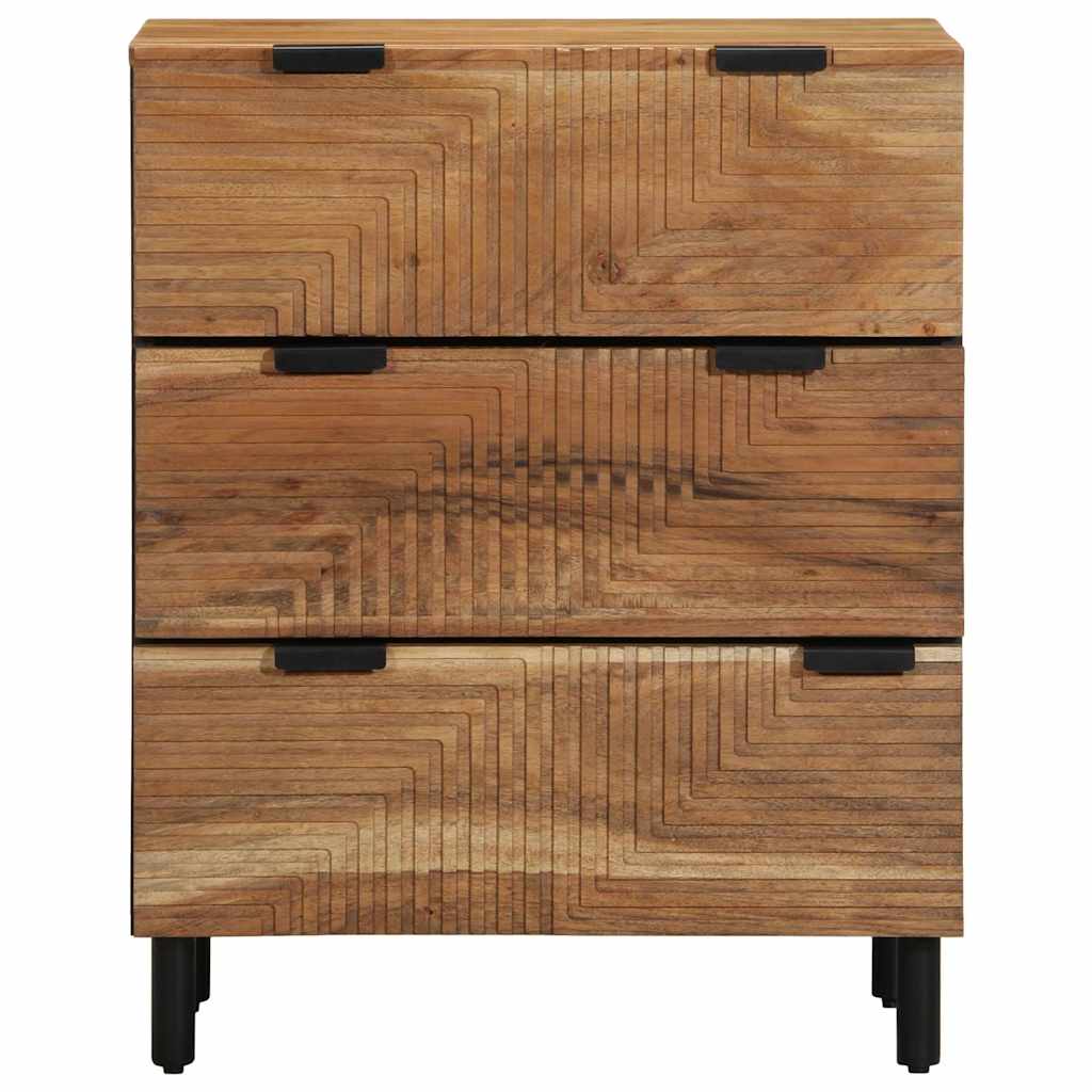 vidaXL Szafka, 60x33x75 cm, lite drewno akacjowe