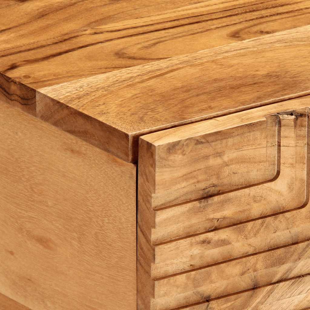 vidaXL Stolik kawowy, 80x50x40 cm, lite drewno akacjowe