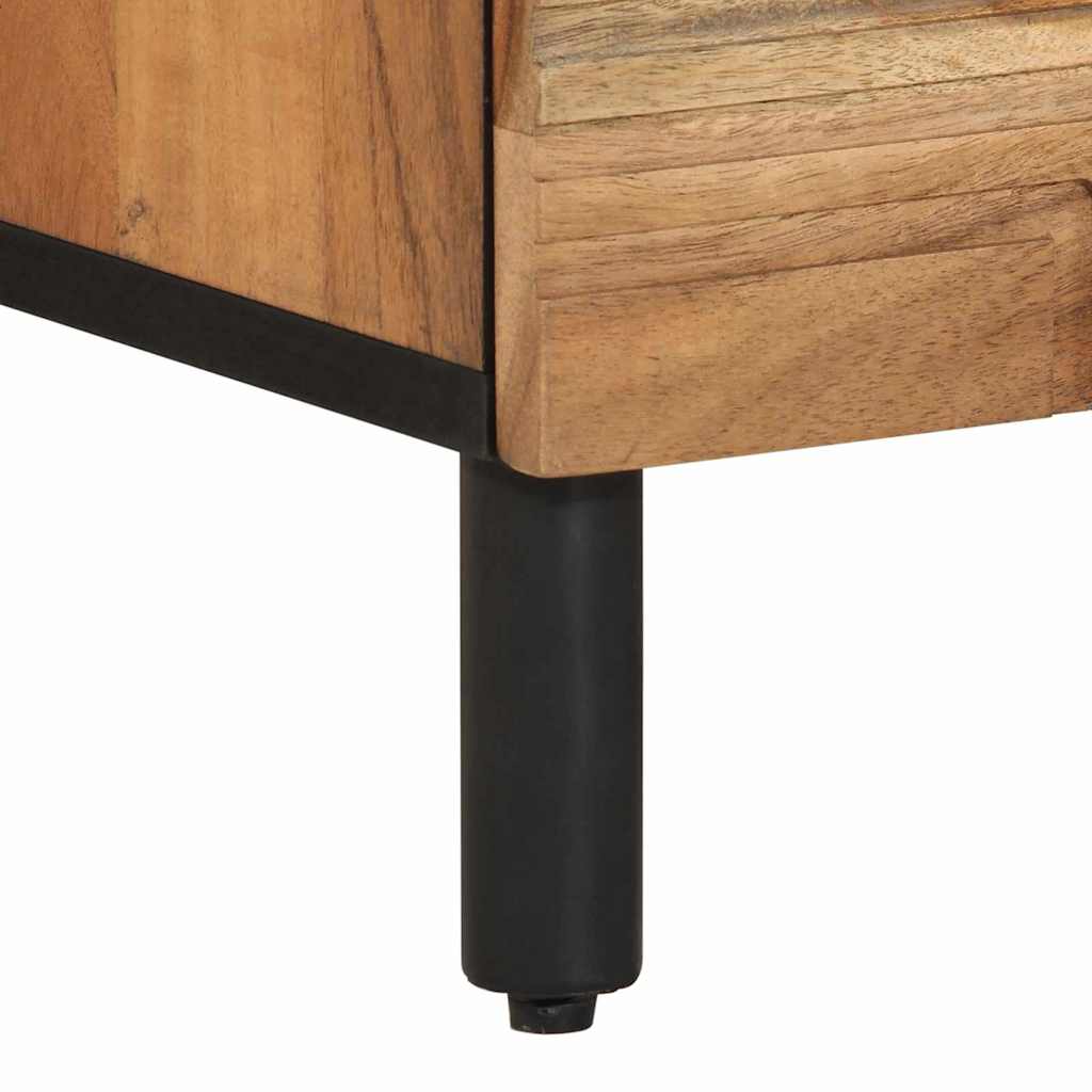 vidaXL Szafka pod łóżko brązowy 50 x 33 x 62 cm Lite Drewno Akacji