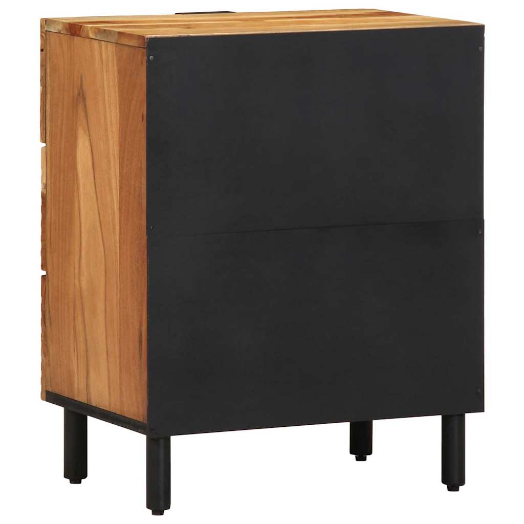 vidaXL Szafka pod łóżko brązowy 50 x 33 x 62 cm Lite Drewno Akacji