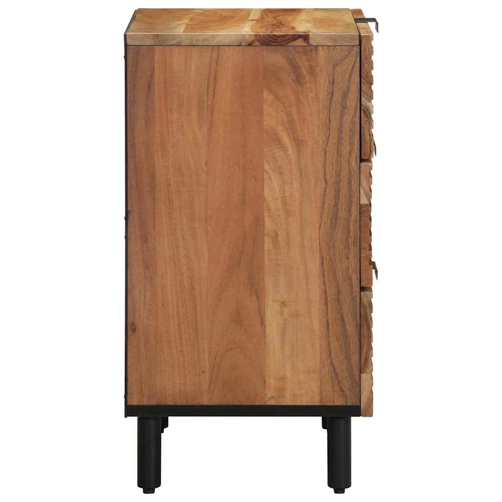vidaXL Szafka pod łóżko brązowy 50 x 33 x 62 cm Lite Drewno Akacji