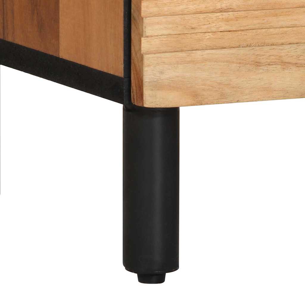 vidaXL Szafka pod łóżko brązowy 50 x 33 x 62 cm Lite Drewno Akacji