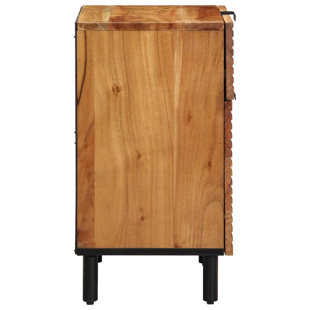 vidaXL Szafka pod łóżko brązowy 50 x 33 x 60 cm Lite Drewno Akacji