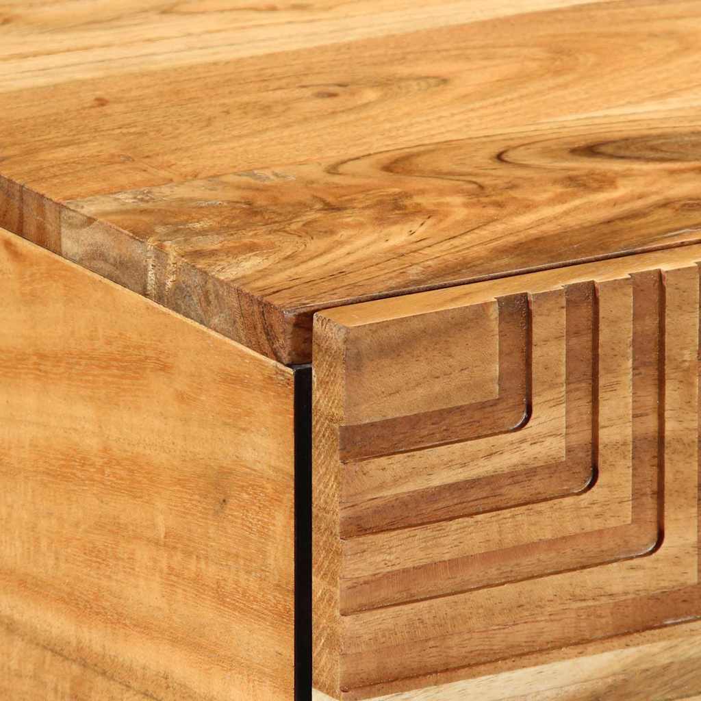 vidaXL Stolik kawowy brązowy 100 x 54 x 40 cm Lite Drewno Akacji