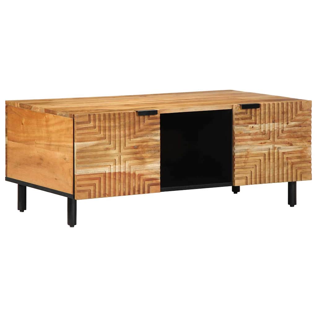 vidaXL Stolik kawowy brązowy 100 x 54 x 40 cm Lite Drewno Akacji